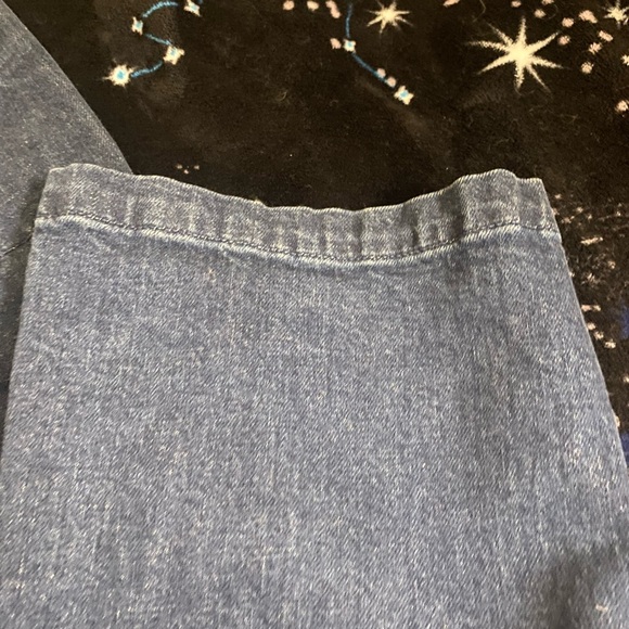 paige flare cargo denim pockets - Picture 4 of 6
